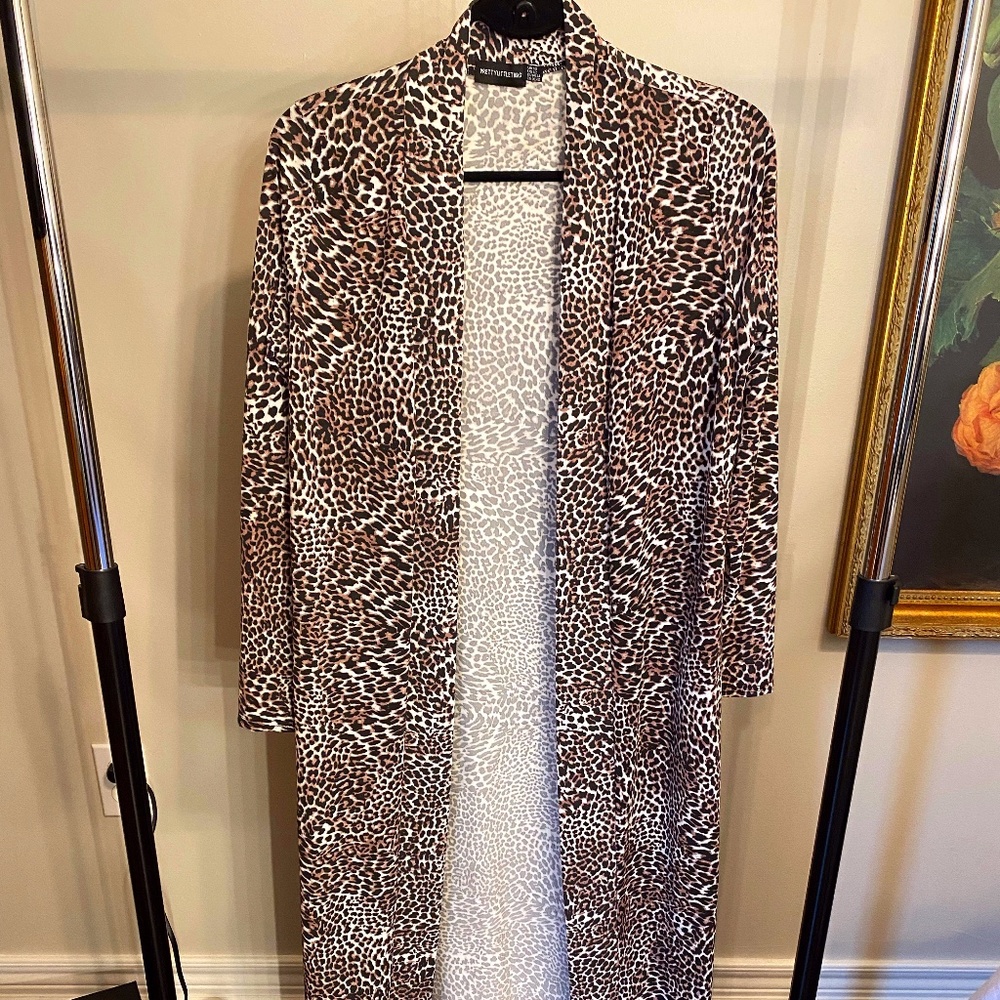 Pretty Little Thing Animal Print Cardigan